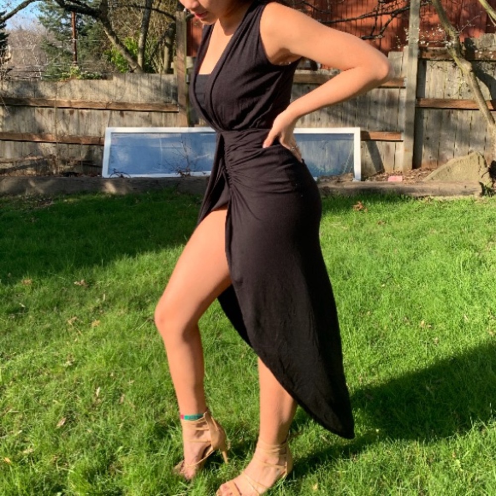 Fashionova black summer dress/ prom dress😍🖤✨